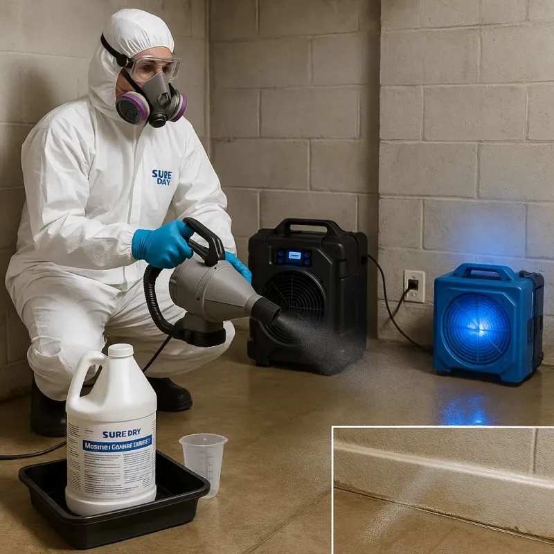 Sanitization and Odor Removal process in Concord, NC