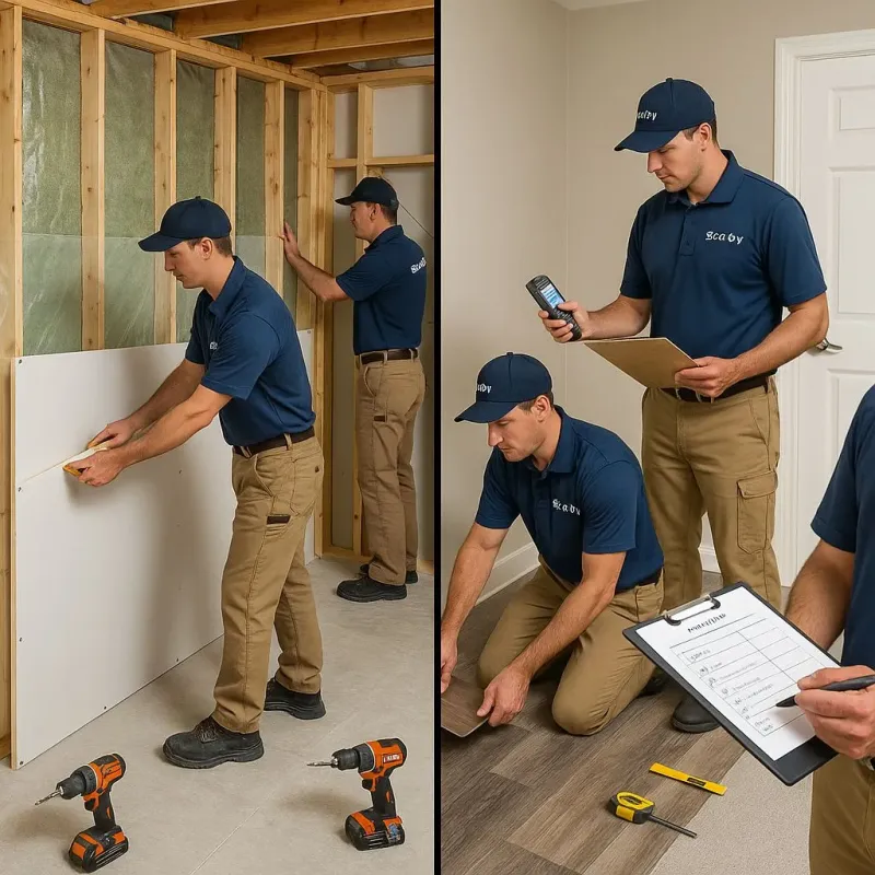 Repairs and Reconstruction process in Concord, NC