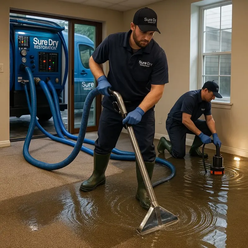 Water Extraction and Removal process in Concord, NC
